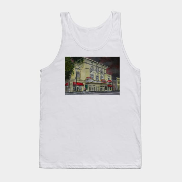 Lucas Theatre Savannah GA Art Tank Top by derekmccrea